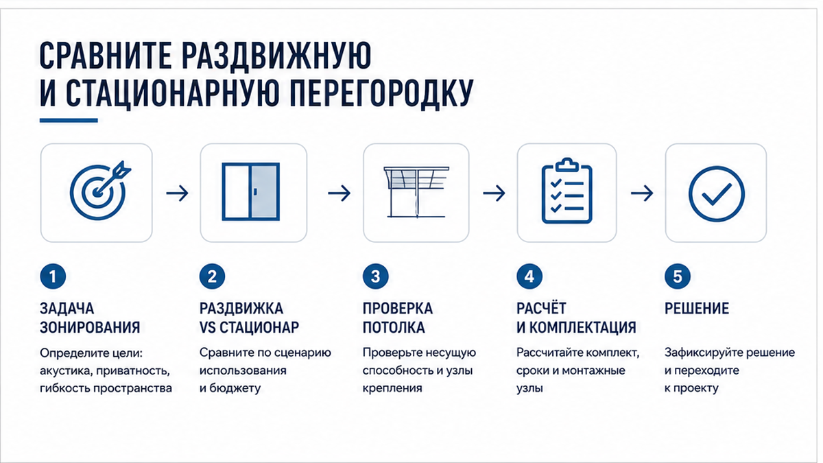 Схема: когда выбирать раздвижку, а когда стационар